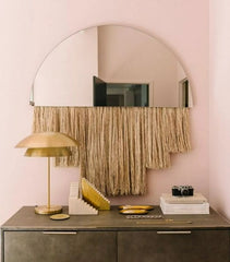 Wall Accent bar- Boho Mirror