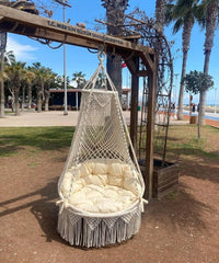 Bohemian Handmade Macrame Swing Hanging Chair