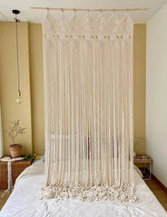 Macrame Large Curtain Decoration Wall Arch Backdrop Wedding Wall Hanging window curtain