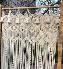 Macrame Large Curtain Decoration Wall Arch Backdrop Wedding Wall Hanging