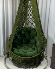 Macrame Swing Chair, Hanging Chair, Round Chair