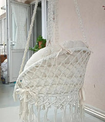 Hammock Chair, Macrame Round Swing