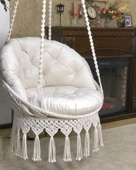 Beautiful Macrame Hanging Chair Bohemian Hanging Swing Chair