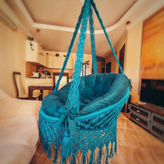 Macrame Swing Chair, Hanging Chair, Macrame Swing Chair