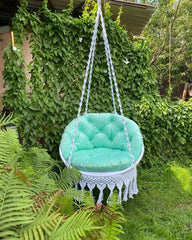 Macrame Swing Chair, Hanging Chair, Round Swing