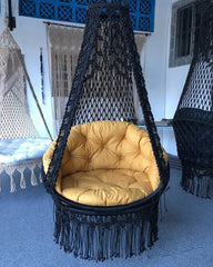 Beautiful Macrame Hanging Chair Bohemian Hanging Swing Chair