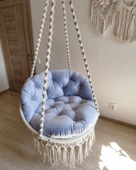 Swing Chair, Round Swing, Macrame Swing Chair