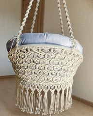 Swing Chair, Round Swing, Macrame Swing Chair