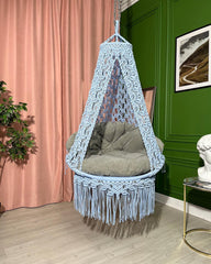 Beautiful Macrame Swing Chair, Bohemian Decor, Hanging Chair