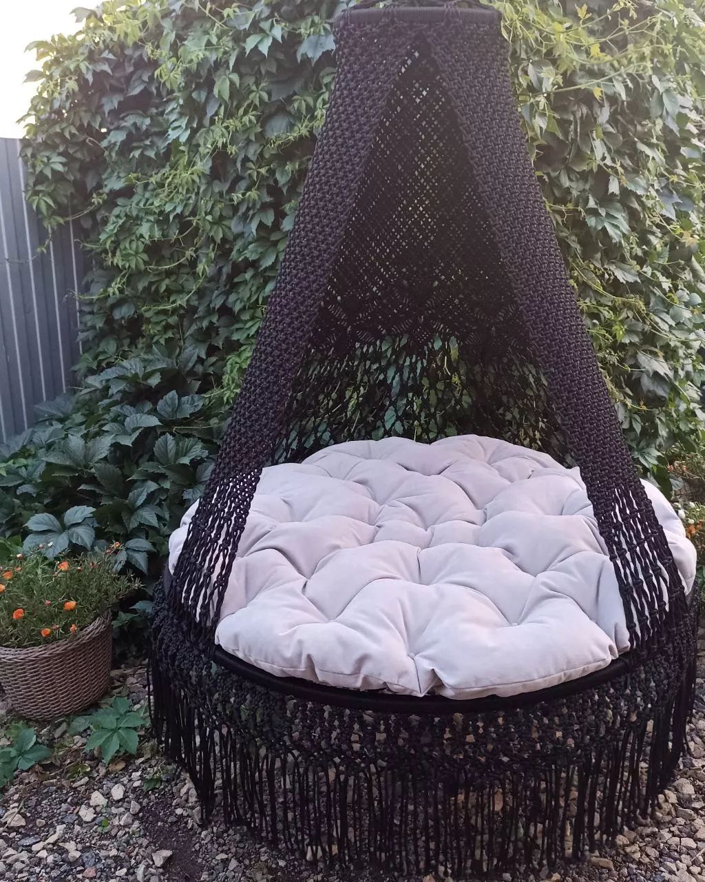 Beautiful Macrame Swing Chair, Hanging Chair