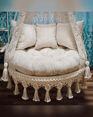 Beautiful Hanging Macrame Swing Chair, Hammock Chair